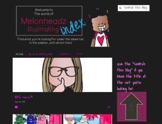melonheadzillustratingindex.blogspot.com screenshot