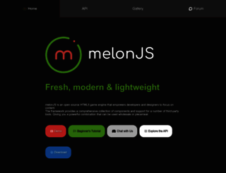 melonjs.org screenshot