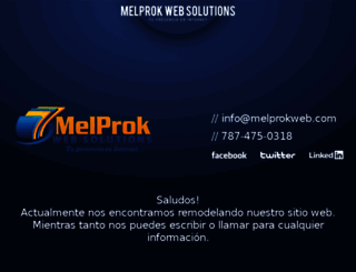 melprokwebsolutions.com screenshot