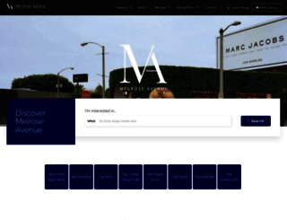 melrose-avenue.com screenshot