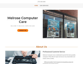 melrosecomputercare.com screenshot
