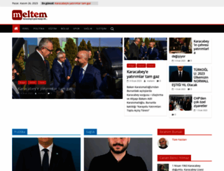 meltemgazetesi.com screenshot