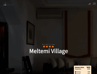 meltemivillage.gr screenshot