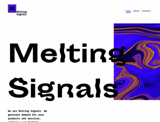 meltingsignals.webflow.io screenshot