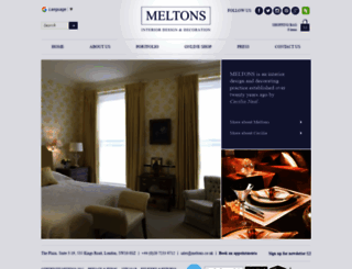 meltons.co.uk screenshot