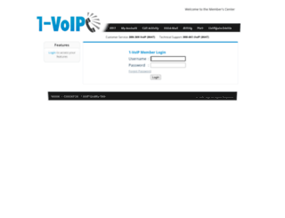 member.1-voip.com screenshot