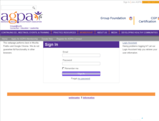 member.agpa.org screenshot