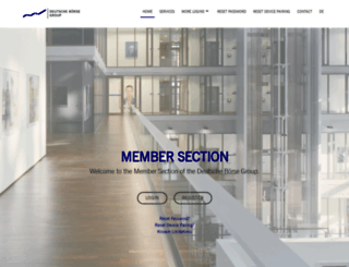 member.deutsche-boerse.com screenshot