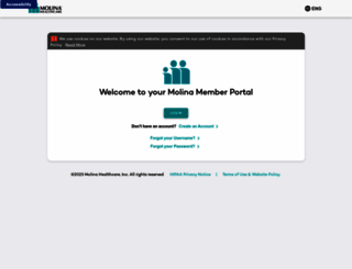member.molinahealthcare.com screenshot