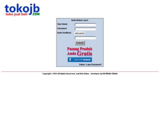 member.tokojb.com screenshot