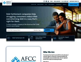 members.americanfaircreditcouncil.org screenshot