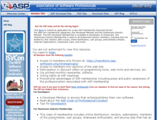 members.asp-shareware.org screenshot