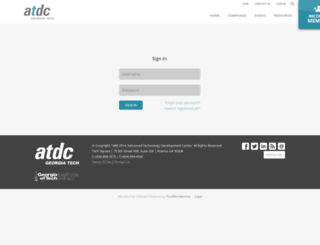 members.atdc.org screenshot