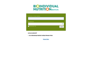 members.bioindividualnutrition.com screenshot