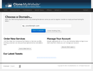 members.clonemywebsite.com screenshot
