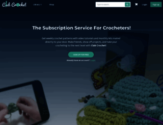 members.clubcrochet.com screenshot