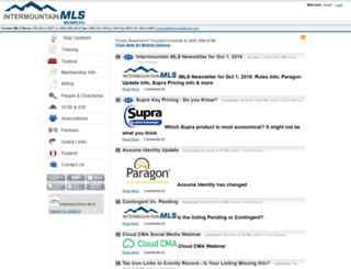 members.intermountainmls.com screenshot