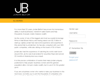 members.jordanbelfort.com screenshot