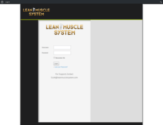 members.leanmusclesystem.com screenshot