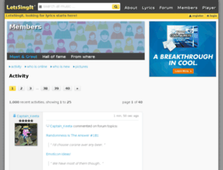 members.letssingit.com screenshot