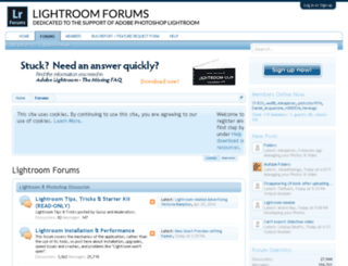 members.lightroomqueen.com screenshot
