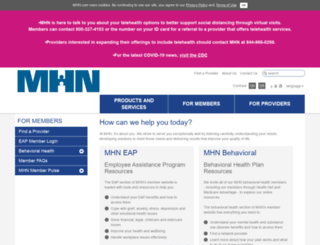 members.mhn.com screenshot