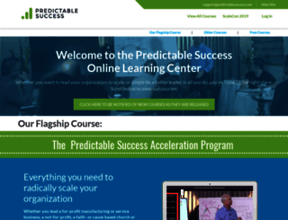 members.predictablesuccess.com screenshot