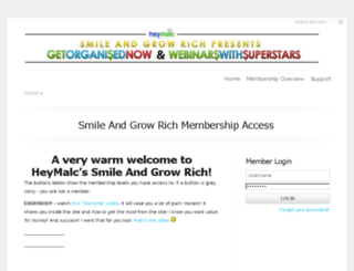members.smile-andgrowrich.com screenshot