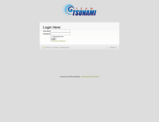 members.thetsunamiproject.com screenshot