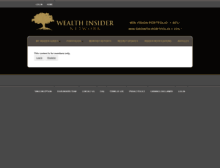 members.wealthinsidernetwork.com screenshot