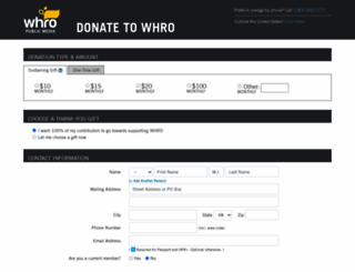 members.whro.org screenshot