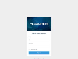 members.yesmasters.com screenshot