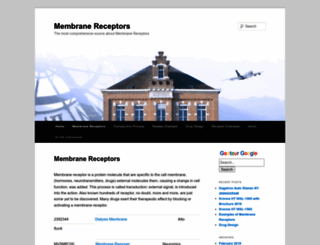 membranereceptors.com screenshot