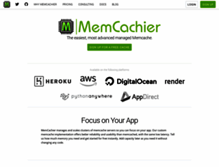 memcachier.com screenshot