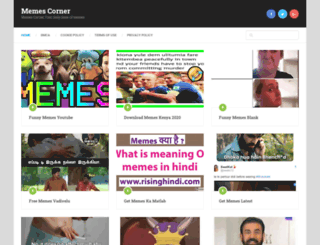 memescorner.com screenshot