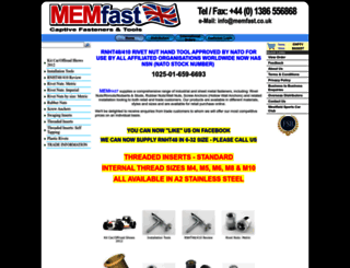 memfast.co.uk screenshot