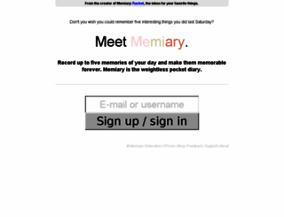 memiary.com screenshot