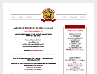 memkennelclub.org screenshot