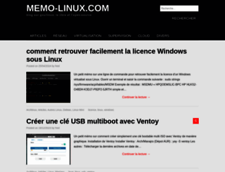memo-linux.com screenshot
