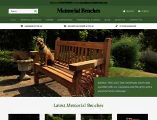 memorialbenches.org screenshot