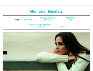 memorialbooklets.com screenshot