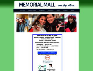 memorialmall.com screenshot