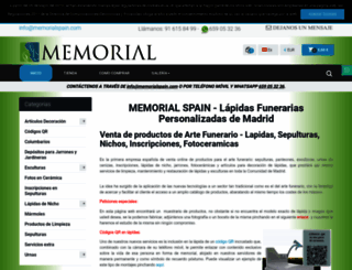 memorialspain.com screenshot