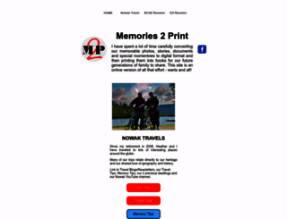 memories2print.com.au screenshot