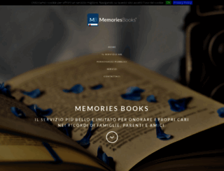 memoriesbooks.it screenshot