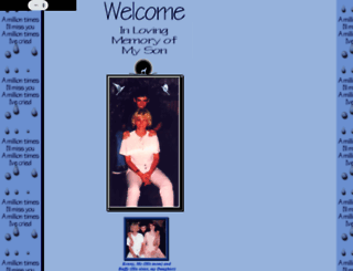 memoriesofkenny.com screenshot