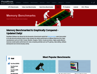 memorybenchmark.net screenshot