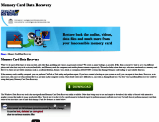 memorycard.freedatarecoverysoftware.org screenshot