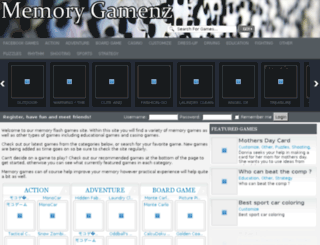 memorygamenz.com screenshot
