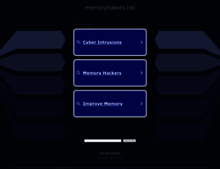 memoryhakers.net screenshot